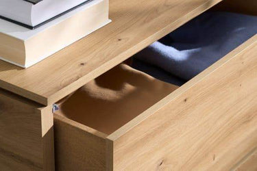Texas Artisan Oak Effect 4 Drawer Chest P8AEER44 High Quality Bedroom Furniture - UK Luxury Furniture